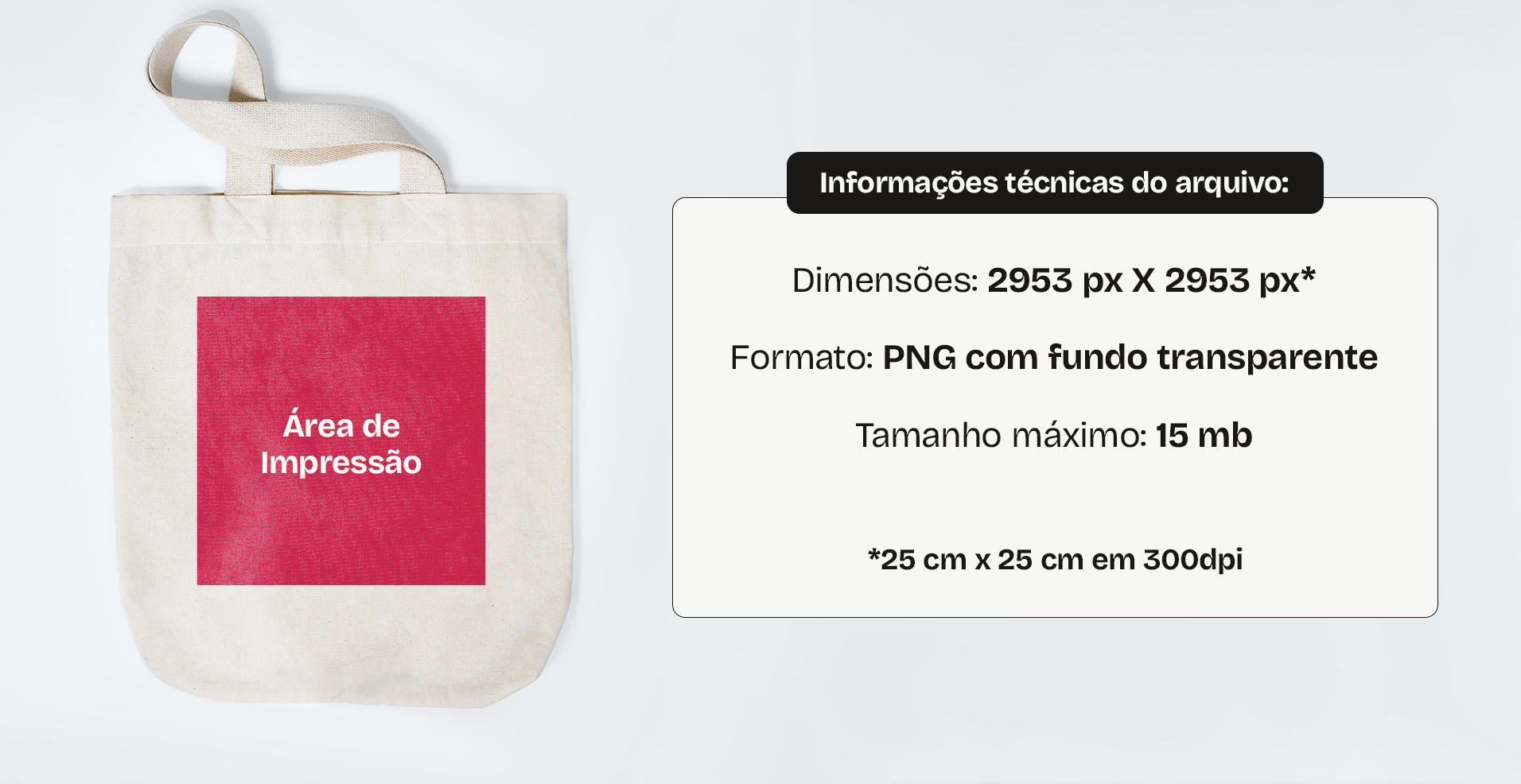 tamanho ecobag uma penca