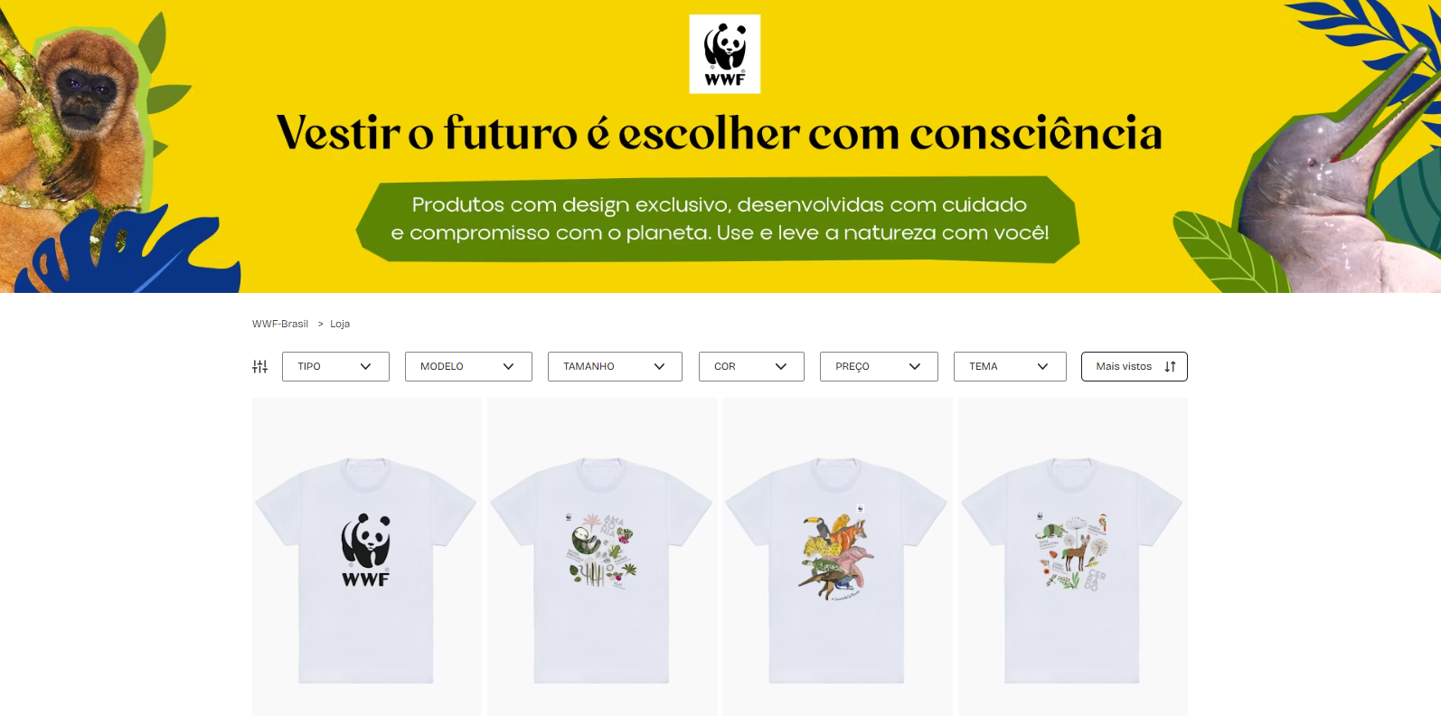 Loja da WWF-Brasil em Uma Penca